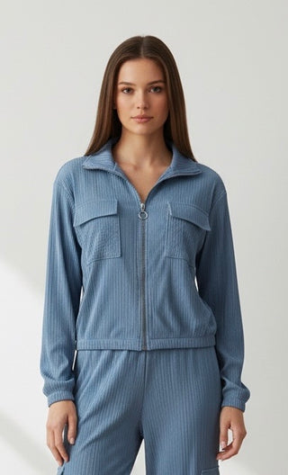 Jogging bluse sart rosa
