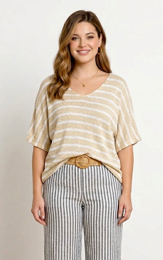 Bluse, Khaki