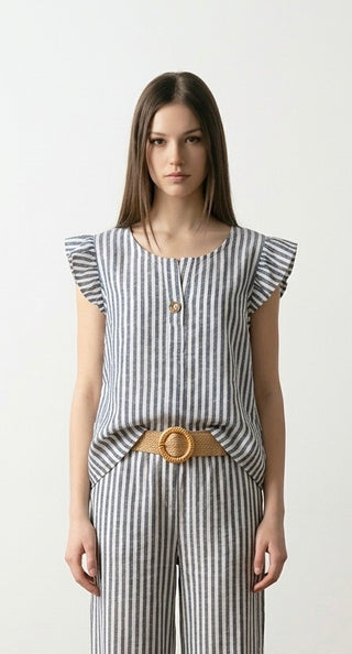 Bluse, sort