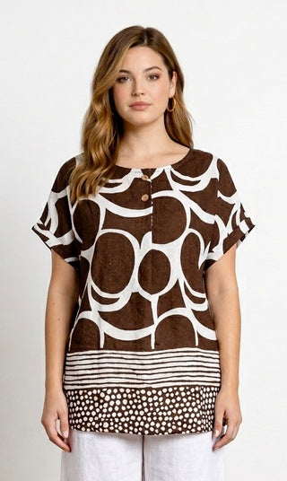 Bluse, Brun