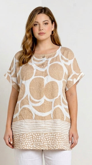 Bluse Beige