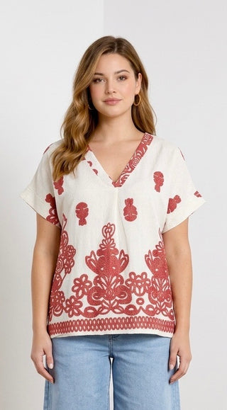 Bluse, Rød