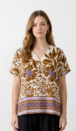Bluse, Brun
