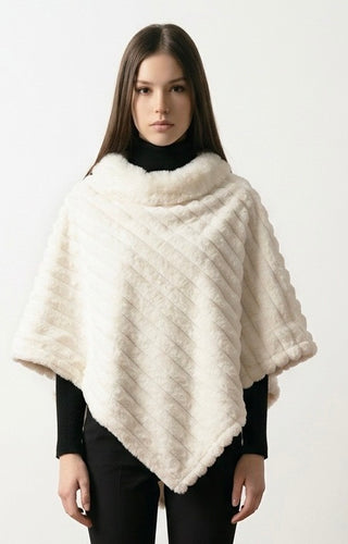 Poncho, Beige
