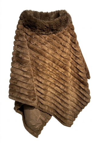 Poncho, Taupe