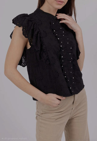 Blonde top  Sort