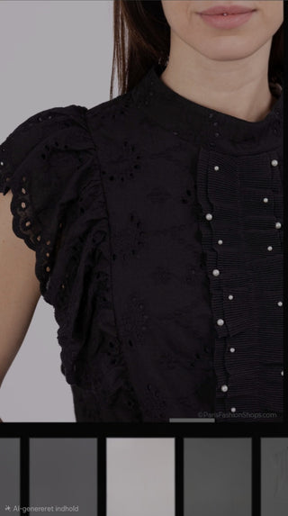 Blondetop Hvid